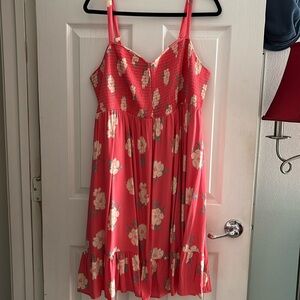 Coral sundress